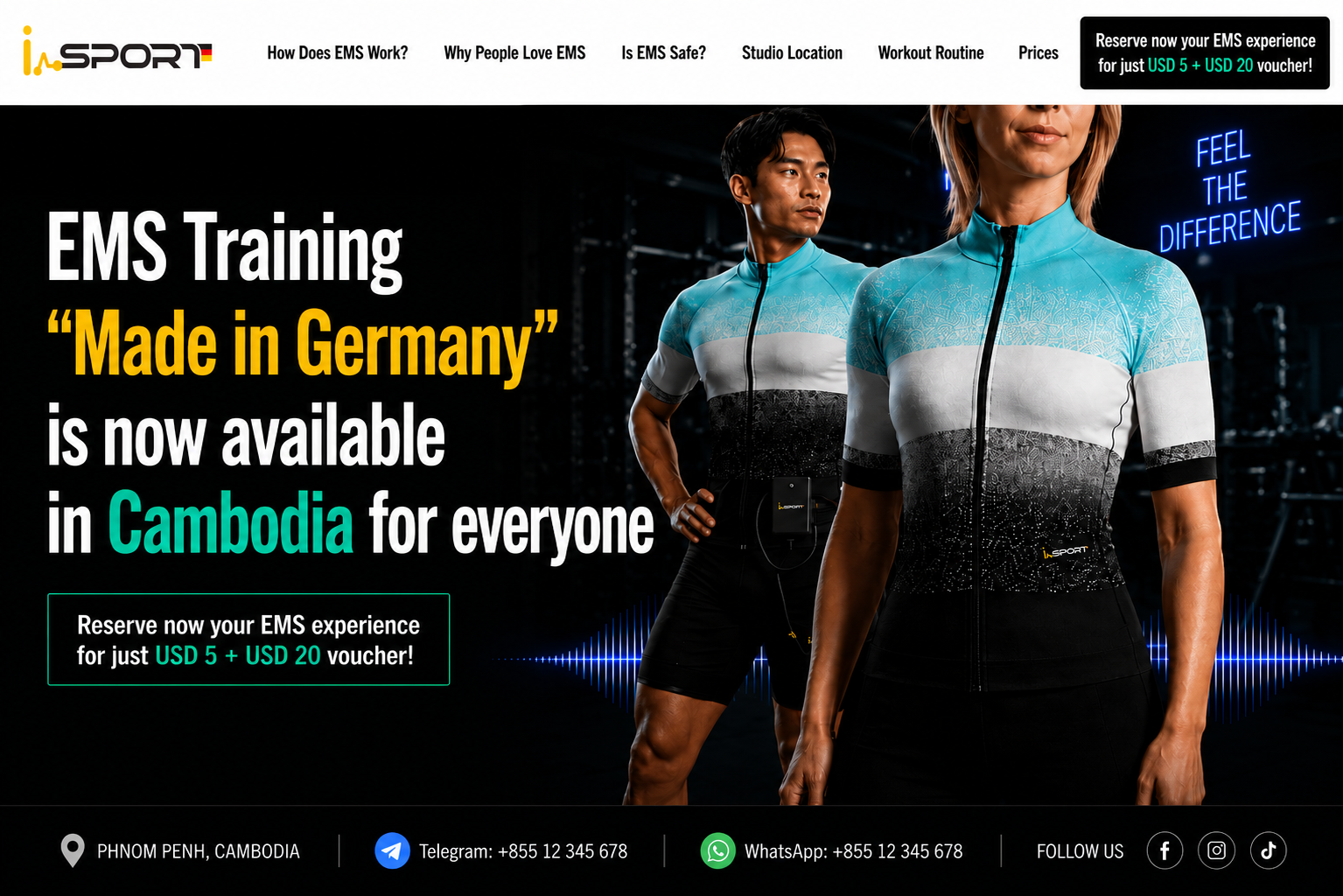 EMS Training Made in Germany is now available in Cambodia for everyone