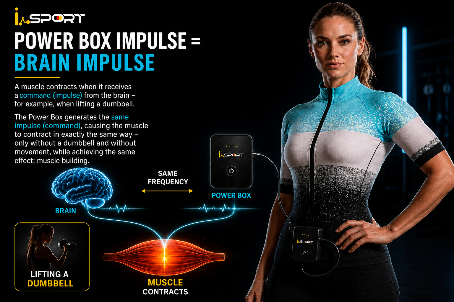 Power Box impulse equals brain impulse
